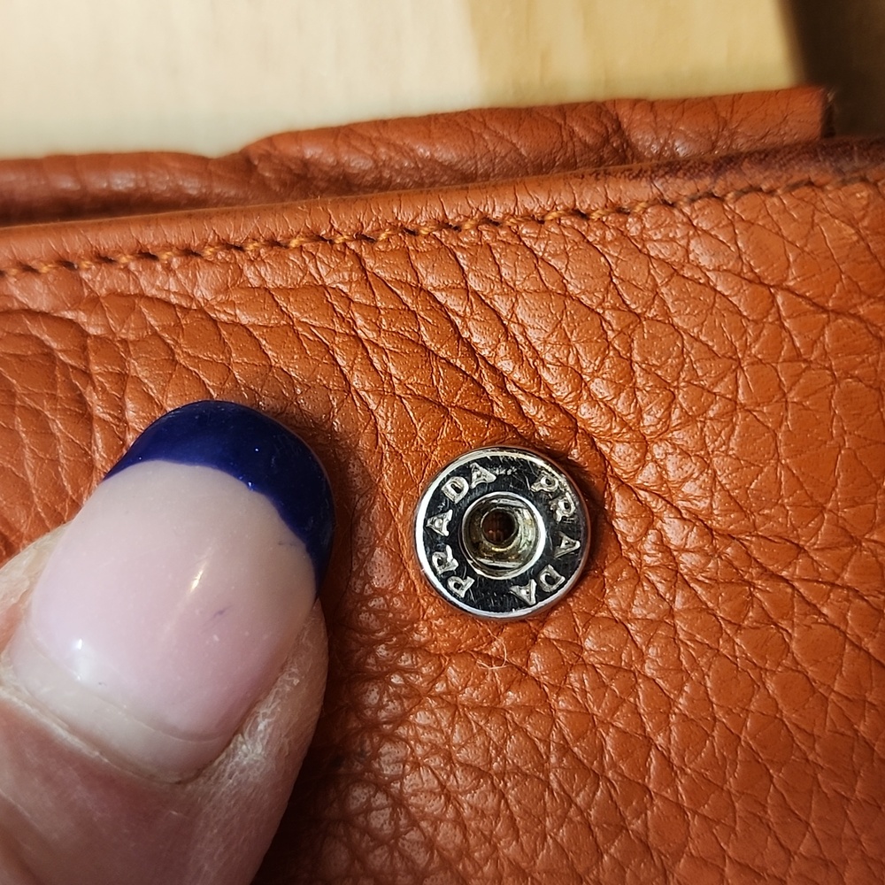 PRADA MILANO Brown Leather Long Wallet - Picture 5 of 14